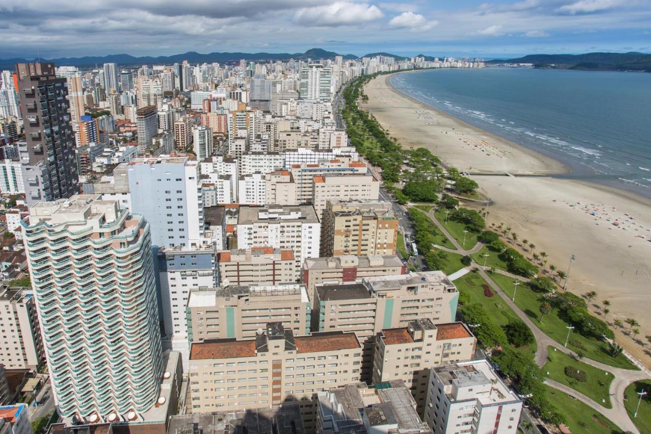 Apartamento Estanconfor Santos com Vista Mar Exterior foto